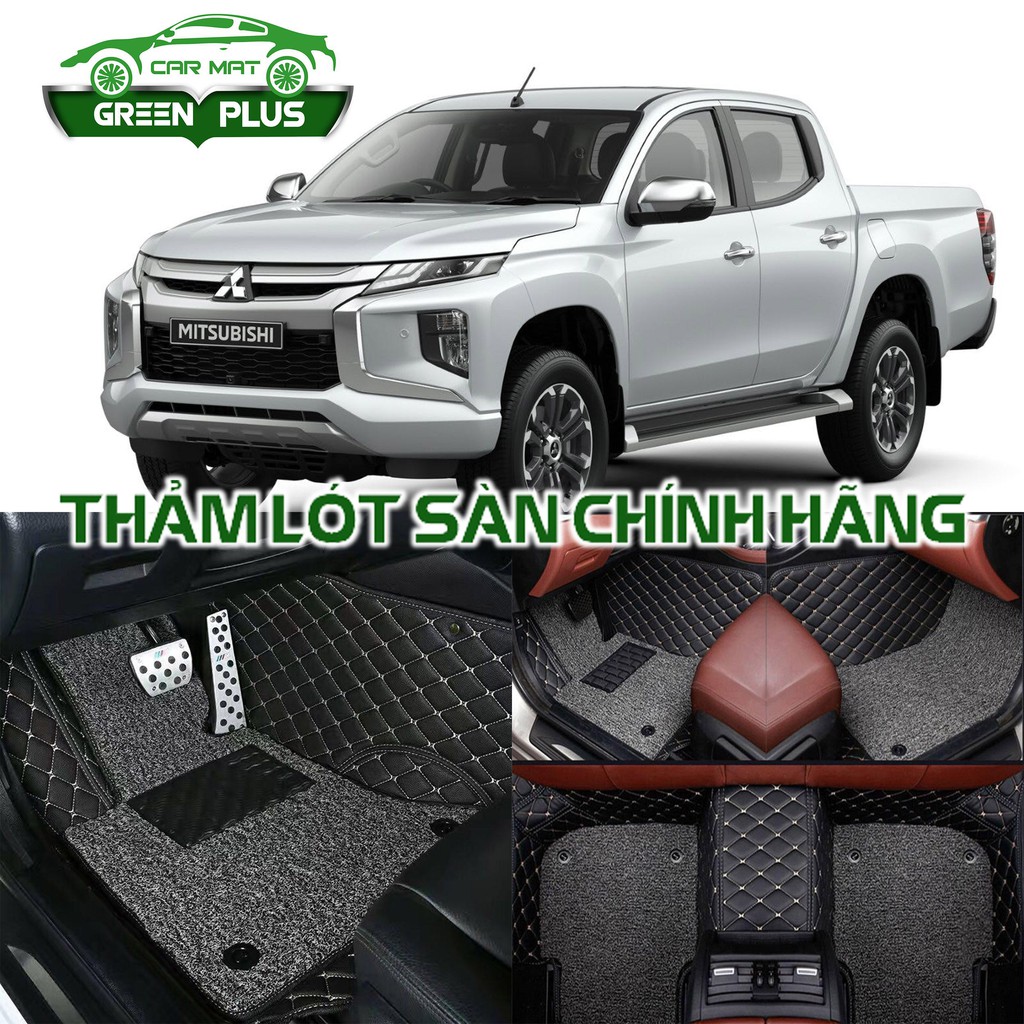 Thảm lót sàn ô tô 6D Mitsubishi Triton chống nước, không mùi, phủ kín 90% sàn xe