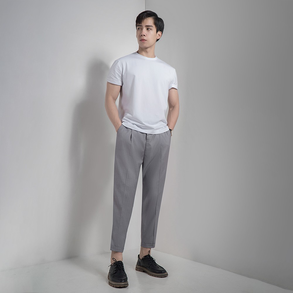 Quần Âu Nam Kẻ Sọc CEFFYLO Form Dáng Baggy Cực Kỳ Thoải Mái Cùng Chất Liệu Mát Mẻ - POLIDO | BigBuy360 - bigbuy360.vn