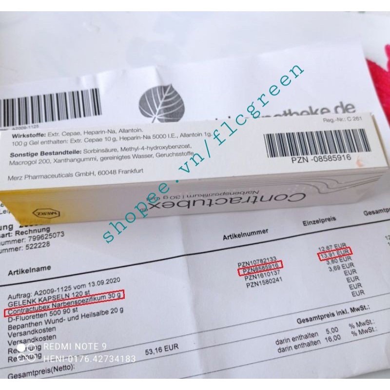 [NỘI ĐỊA ĐỨC] Gel làm mờ sẹo Contractubex Đức 30g | BigBuy360 - bigbuy360.vn