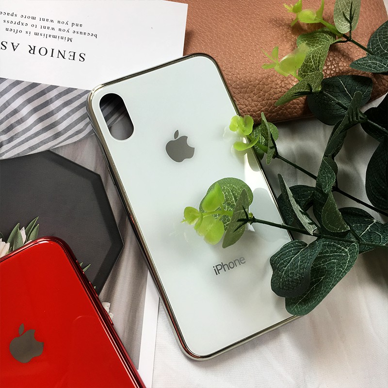 Ốp lưng kính cao cấp cho điện thoại iPhone IP6.6S, 6Plus.6SPlus, IP7.8, 7Plus.8Plus, X/Xs, XR, Xs Max | BigBuy360 - bigbuy360.vn