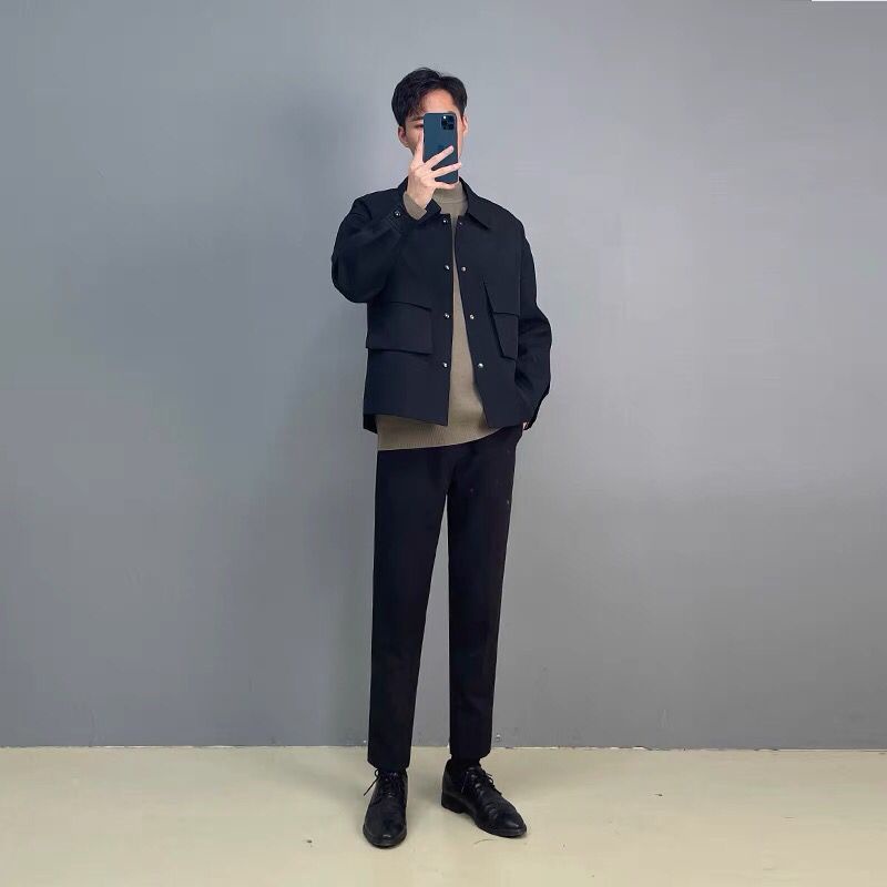 Áo Khoác Dạng Kẹp Bằng Cotton Nhẹ Thời Trang Mùa Thu Cho Nam