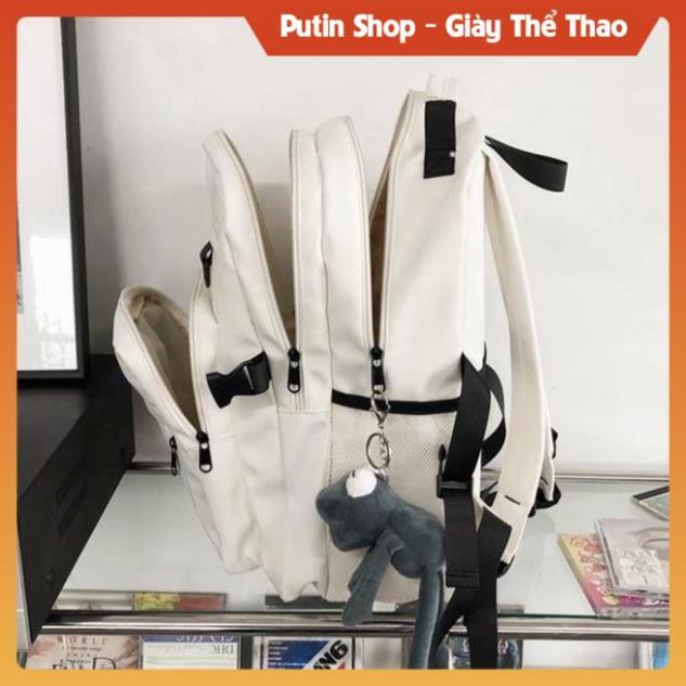 Balo nam nữ đi học thời trang ulzzang giá rẻ, Cặp sách các màu trắng đen tím đựng đồ chống nước xịn sò