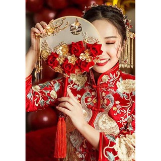 (GIÁ RẺ NHẤT)Phụ kiện Quạt cổ trang trung hoa