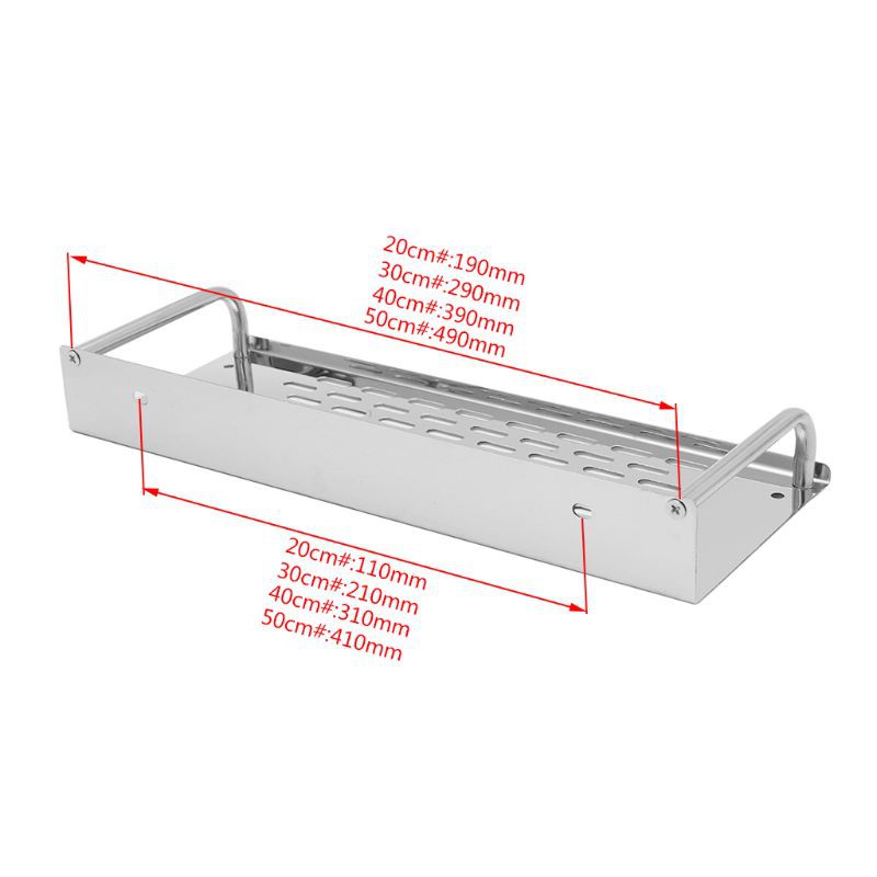 Kệ Để Đồ Dùng Nhà Tắm / Nhà Bếp Gắn Tường Bằng Thép Không Gỉ