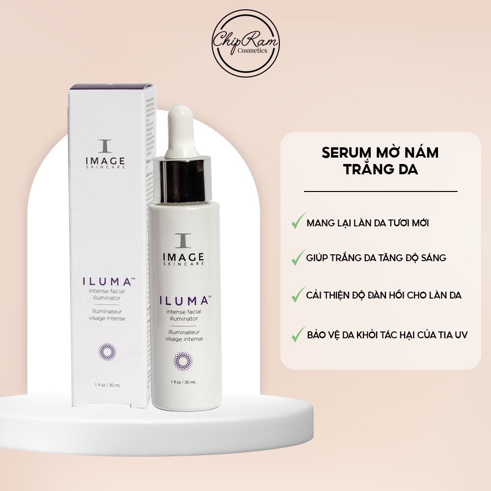 Serum mờ nám trắng da Image Iluma Intense Facial Illuminator 30ml làm đều màu da