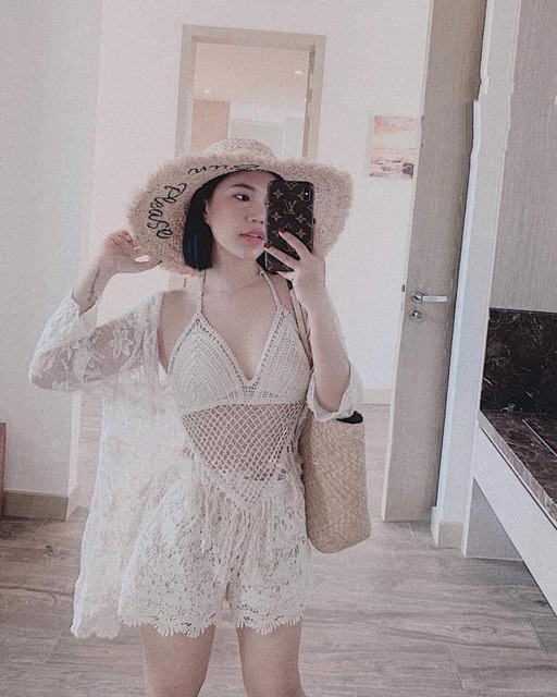 Set bikini len tua rua che bụng