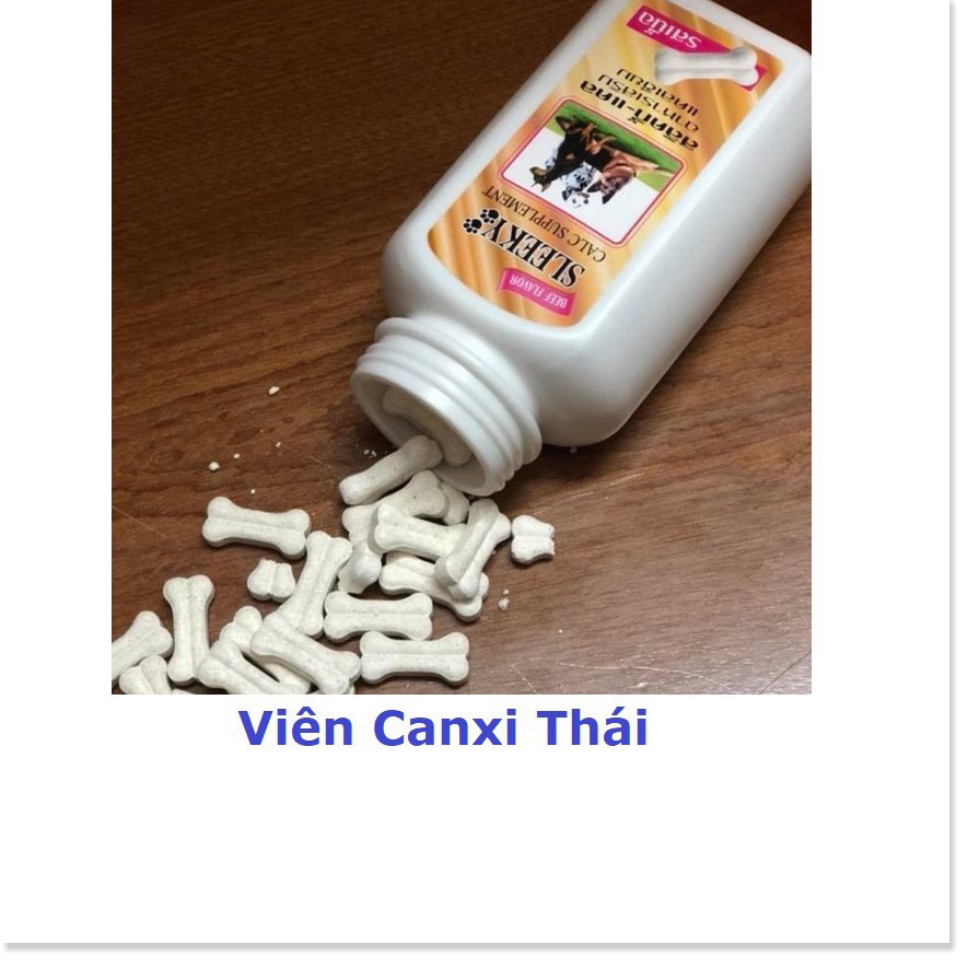 Hanpet.GV- {Deal 1k} Lẻ 1 Viên dưỡng chất canxi cho chó mèo (5 loại) chắc xương dưỡng lông và chó mèo kém ăn