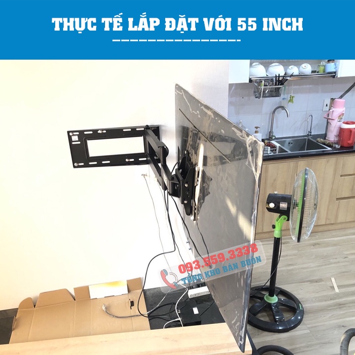 Giá Treo Tivi Xoay Vuông Góc 90 Độ NB SP2 40 - 50 - 55 - 65 - 70 Inch - Giá Treo Tivi Góc SP2 Tải Trọng 56 Kg