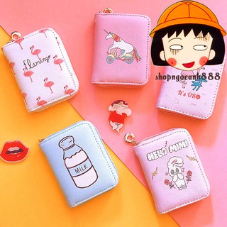 [XẢ KHO 8 Mẫu] Ví Ngắn Nữ Cầm Tay Nhiều Họa Tiết Xinh Lắm Lắm Luôn ^^