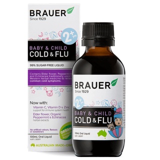Siro Brauer Úc Cold and Flu 100ml