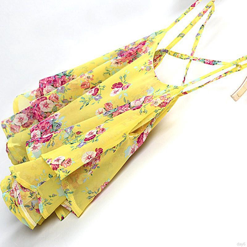 Áo Croptop Chất Chiffon Hoạ Tiết Hoa Thời Trang Mùa Hè Cho Phái Nữ