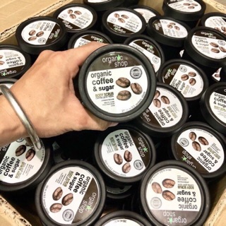 Tẩy Tế Bào Chết Toàn Thân Organic Shop dạng muối Organic Coffee & Sugar Body Scrub