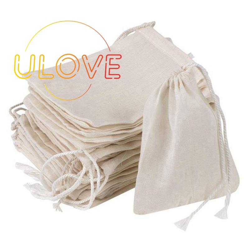 Set 150 Túi Cotton Có Dây Rút (4 x 3 Inch)