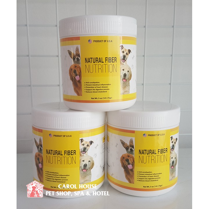 Natural Fiber Pet Nutrition - Chất Xơ Hòa Tan Giúp Cải Thiện Đường Ruột Và Ngăn Ngừa Táo Bón Cho Chó