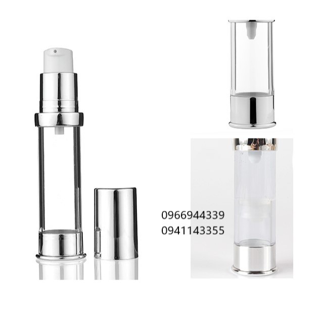 Chai chân không 5ml 10ml 15ml du lịch chiết nước hoa, toner tinh dầu