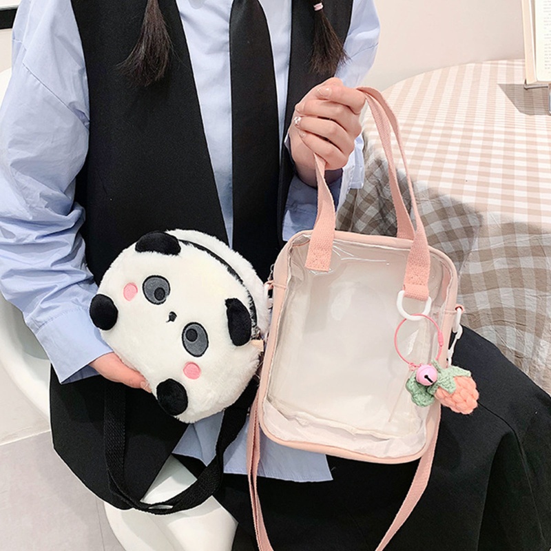 Túi Đeo Chéo Chống Trộm Họa Tiết Sọc Caro Phong Cách Lolita