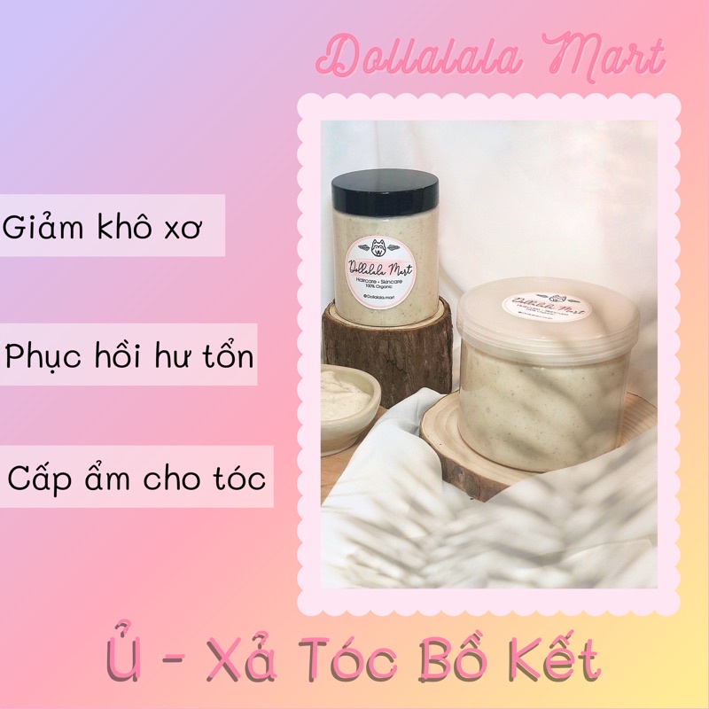 Ủ Tóc Bồ Kết Phục Hồi Hư Tổn Và Giảm Khô Xơ - Dollalala Mart