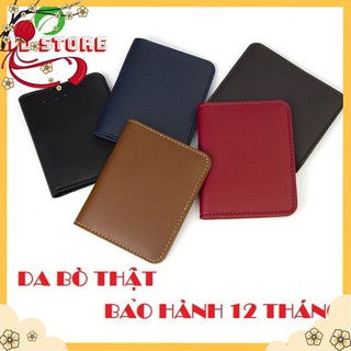 Ví Mini Nam Nữ Da Bò Thật Công Sở Để Thẻ ATM Card Visit Tiền Mặt | Bóp Da Đẹp | VD01 cucvuqh