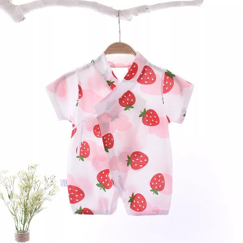 Bộ body cotton hè thu nhiều hoạ tiết cho bé