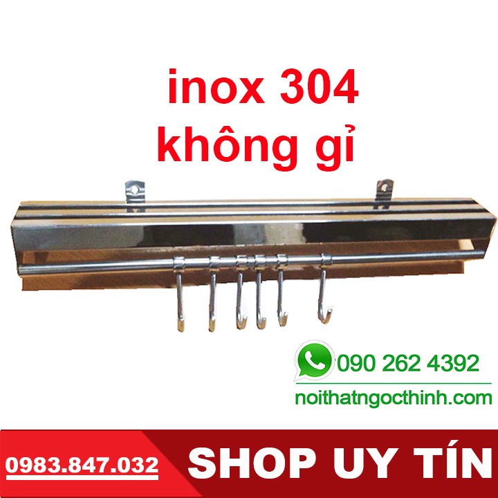 Máng cài dao inox 304 không gỉ - Kệ cài dao