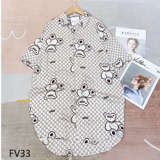 Đầm ngủ lụa satin kiểu sơmi form suông freesize (nhiều mẫu)