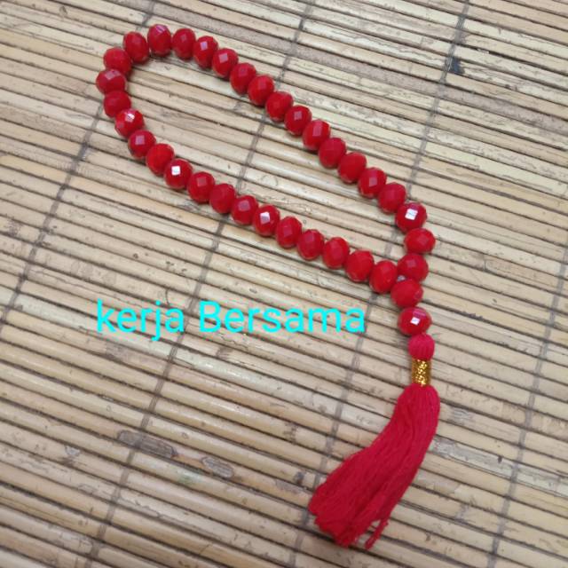 Bán Sỉ! Đá Pha Lê Tasbih Contents 33 Hạt Mã 2 8mm