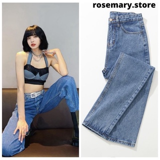 Quần Jean cạp cao Lisa Blackpink