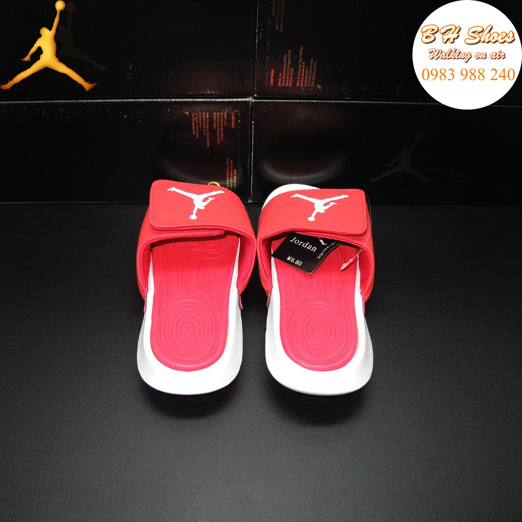 Dép Jordan hydro 6 Free ship + hộp hàng loại 1.1 JD bóng rổ siêu cấp quai ngang dán nam nữ unisex hot trend. BH Slippers