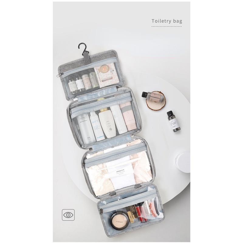 Túi Đựng Mỹ Phẩm Chống Thấm Nước Có Thể Gấp Gọn Tiện Lợi Khi Đi Du Lịch