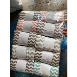 Set 10 chiếc khăn mặt hàn quốc kẻ sọc