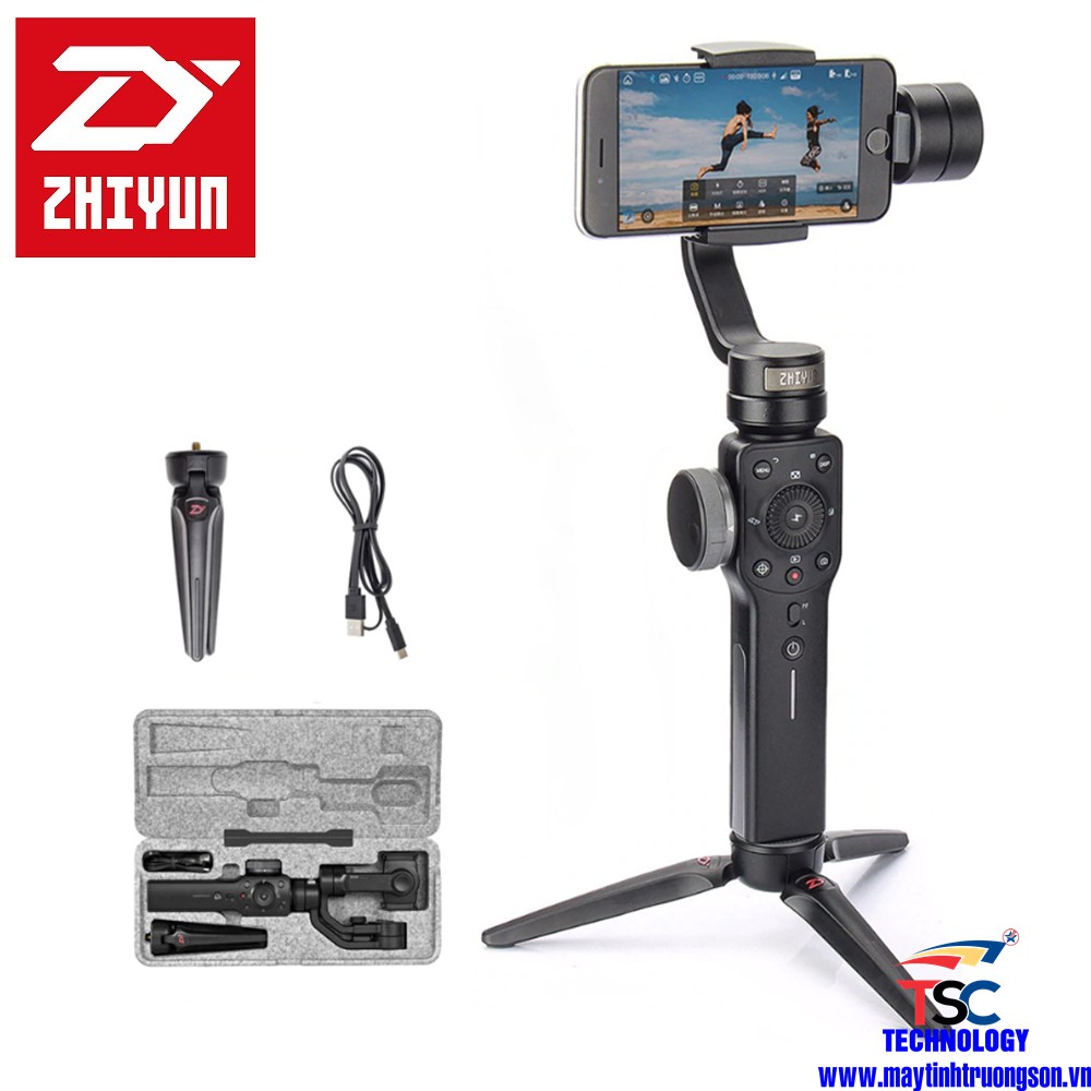 Gimbal Chống Rung Cho Điện Thoại Zhiyun Smooth 4 Bản Quốc Tế Bảo Hành 12 Tháng | BigBuy360 - bigbuy360.vn