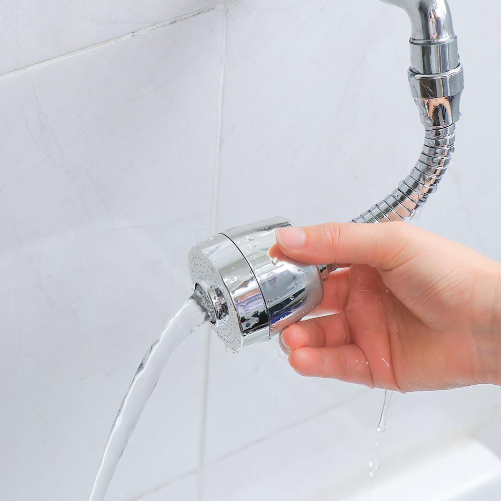 KUNHEV Đầu Lọc Nối Vòi Nước Bồn Rửa Chén 2 Chế Độ Tiết Kiệm Nước