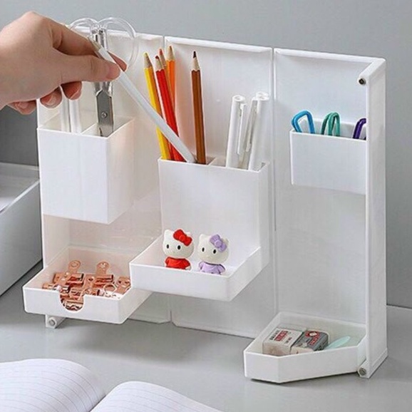 (Bán Buôn Sỉ) Kệ Dán Tường - Hộp Đựng Đa Năng Có Thể Gấp Gọn Tiện Dụng T2 - GIADUNGHANOI39