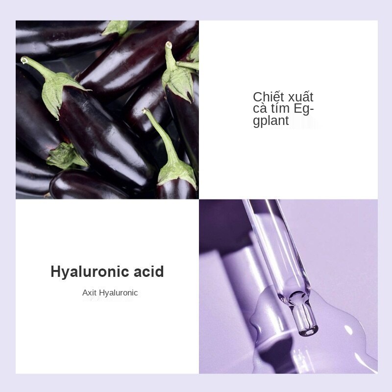 [Hàng mới về] 8 Mặt nạ đất sét HIISEES Axit Hyaluronic chiết xuất cà tím dưỡng ẩm làm sạch nhẹ nhàng lỗ chân lông 7.5g