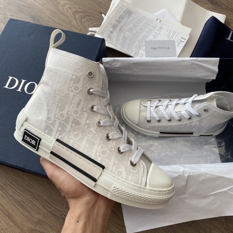 GIÀY DI.OR SNEAKER WHITE LAI AU [ FULL BOX + FREE SHIP ]