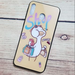 Ốp lưng Samsung M20 viền dẻo lưng kính cường lực họa tiết 6D cực đẹp