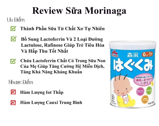 Sữa Moirinaga hộp 0-1 nội địa Nhật 810g (date 17/4/2021)