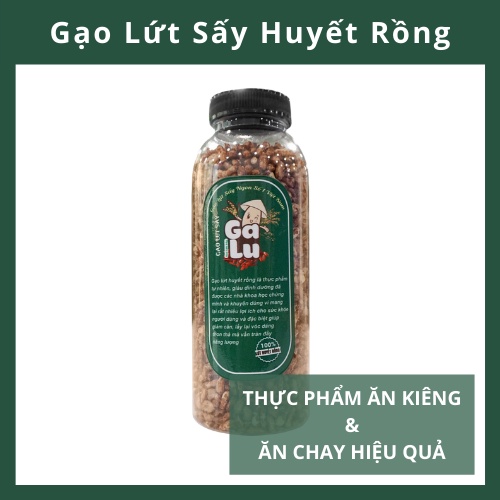 Gạo Lứt Sấy Huyết Rồng Thực Phẩm Ăn Kiêng Hiệu Quả, Tốt Cho Sức Khỏe - Chai 120g | BigBuy360 - bigbuy360.vn
