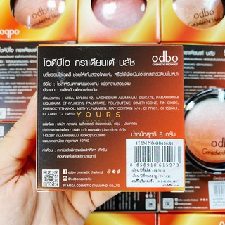 Phấn Má Hồ Có Nhũ Odbo Gradiente Blush