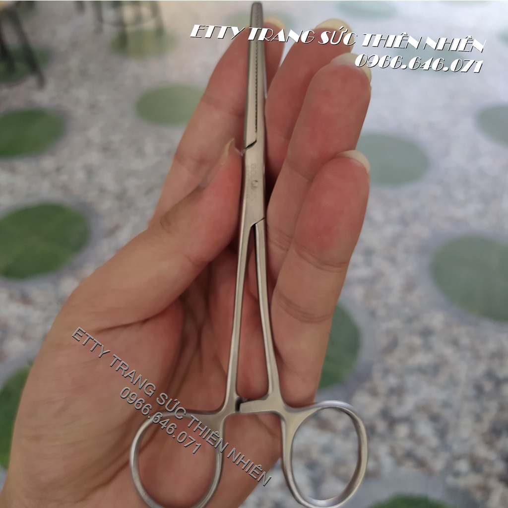 Dụng cụ găm bi tại nhà, kim chỉ, kẹp kéo, gây tê