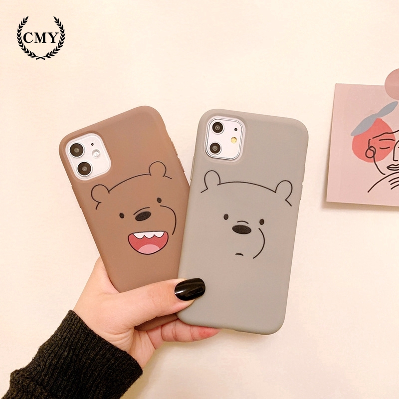 Ốp điện thoại họa tiết gấu hoạt hình cho iPhone11/11Pro 11Pro Max X XR XS XS MAX 7 8 Plus SE | BigBuy360 - bigbuy360.vn
