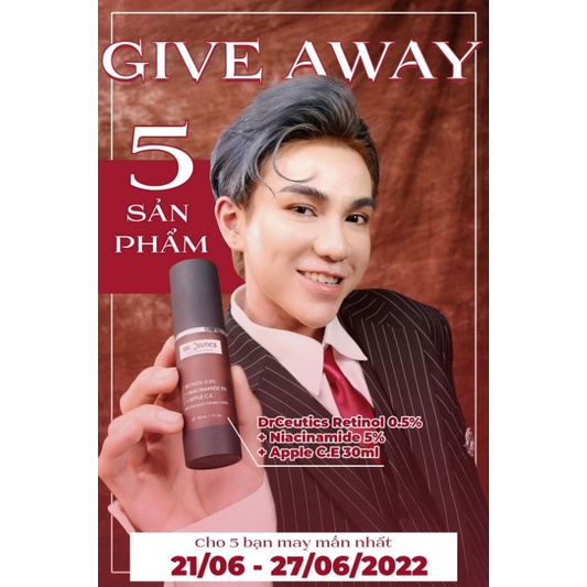 Giảm 30% Retinol DrCeutics - Date mới nhất