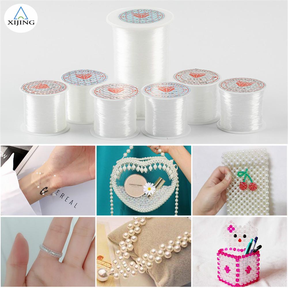 Cuộn Dây Cước Làm Trang Sức Thủ Công Co Giãn