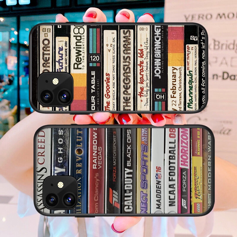 Ốp Điện Thoại Hình Băng Cát Sét Cho TECNO POP 5 LTE 6 Camon 18 16 19 PRO POVA 2 3 Neo Spark Go 2022 7T 8C