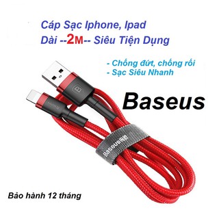 Cáp sạc nhanh iPhone - Cáp Lightning Baseus - Chống Gẫy Đứt.