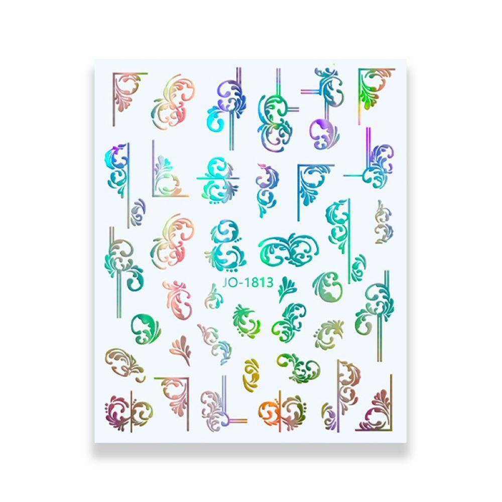 Miếng Dán Trang Trí Móng Tay Nhiều Màu Sắc Phong Cách Boho