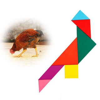 Trí uẩn Tangram 7 miếng giúp bé thông minh