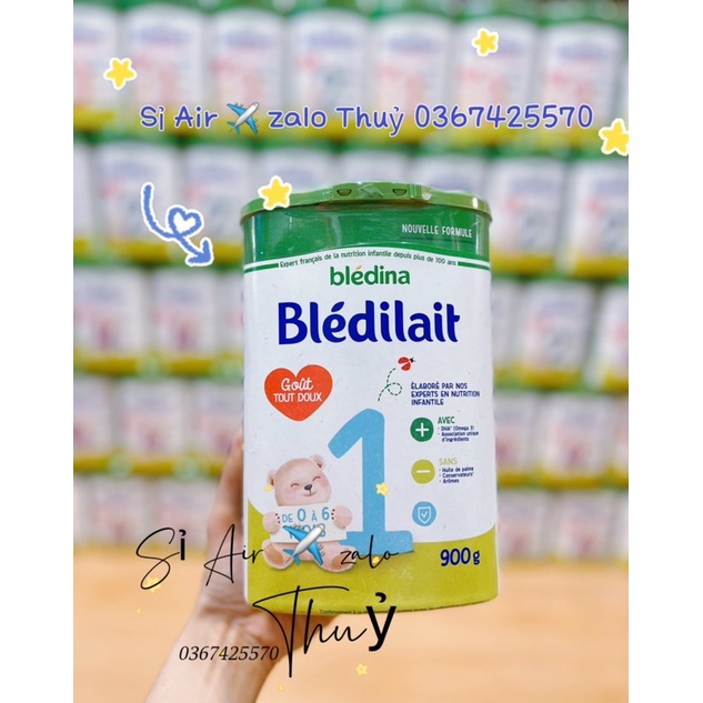 Sữa Bledilait Bledina Pháp 900gr đủ số 1 2 3 4