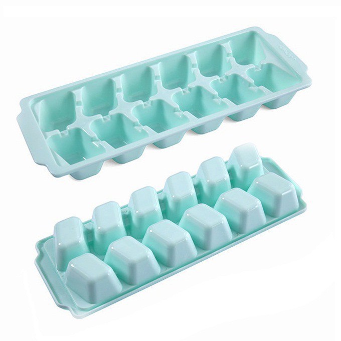 Combo 4 Khay Làm Rau Câu Làm Đá Nhựa Dẻo Mau Đông Tiện Ích
