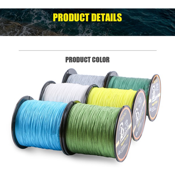 Cuộn dây câu cá 500m / 547yds 4G siêu bền siêu chắc